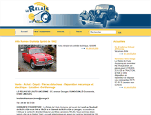 Tablet Screenshot of lerelaisdelautoancienne.com